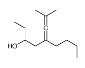 5-(2-methylprop-1-enylidene)nonan-3-ol结构式