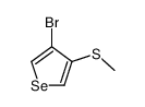 3-bromo-4-methylsulfanylselenophene结构式