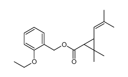 (2-ethoxyphenyl)methyl (1R,3R)-2,2-dimethyl-3-(2-methylprop-1-enyl)cyclopropane-1-carboxylate Structure