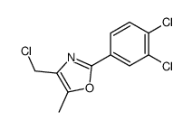 4-(chloromethyl)-2-(3,4-dichlorophenyl)-5-methyl-1,3-oxazole Structure