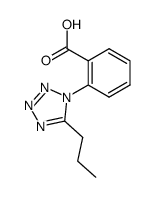 1-(2-Carboxyphenyl)-2-n-propyltetrazole结构式