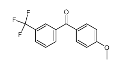 4'-methoxy-3-(trifluoromethyl)benzophenone Structure