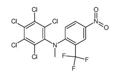 N-Methyl-2,3,4,5,6-pentachloro-4'-nitro-6'-(trifluoromethyl)diphenylamine Structure