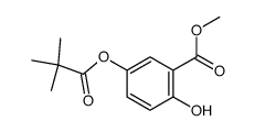 methyl 2-hydroxy-5-pivaloyloxybenzoate Structure