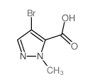 4-溴-2-甲基-2H-吡唑-3-羧酸结构式