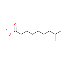 lithium tert-decanoate Structure