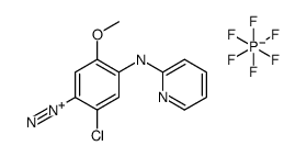 2-chloro-5-methoxy-4-(2-pyridylamino)benzenediazonium hexafluorophosphate picture