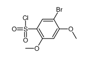 5-bromo-2,4-dimethoxybenzenesulfonyl chloride结构式
