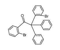 1,2-bis-(2-bromo-phenyl)-2,2-diphenyl-ethanone结构式