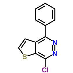 7-Chloro-4-phenylthieno[2,3-d]pyridazine Structure