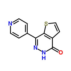 7-(4-Pyridinyl)thieno[2,3-d]pyridazin-4(5H)-one Structure