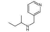 N-(pyridin-3-ylmethyl)butan-2-amine结构式