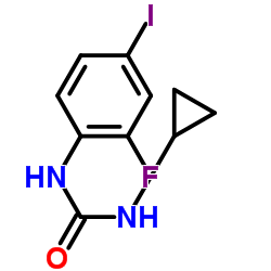 1-cyclopropyl-3-(2-fluoro-4-iodophenyl)urea picture