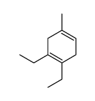 1,2-diethyl-4-methylcyclohexa-1,4-diene结构式