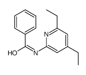 N-(4,6-diethylpyridin-2-yl)benzamide结构式