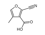 2-cyano-4-methyl-furan-3-carboxylic acid结构式