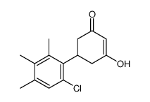 5-(6-chloro-2,3,4-trimethylphenyl)-3-hydroxycyclohex-2-en-1-one结构式