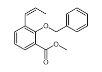 methyl 2-phenylmethoxy-3-prop-1-enylbenzoate Structure