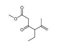 methyl 4-ethyl-5-methyl-3-oxohex-5-enoate结构式