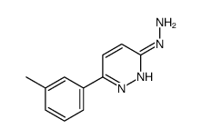 [6-(3-methylphenyl)pyridazin-3-yl]hydrazine Structure