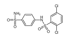 2,5-dichloro-N-(4-sulfamoylphenyl)benzenesulfonamide结构式