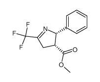 4-methoxycarbonyl-5-phenyl-2-trifluoromethyl-Δ1-pyrroline Structure