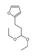 2-(3,3-diethoxypropyl)furan Structure
