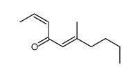 6-methyldeca-2,5-dien-4-one结构式