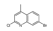 7-Bromo-2-chloro-4-methyl-1-azanaphthalene Structure