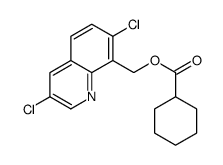 (3,7-dichloroquinolin-8-yl)methyl cyclohexanecarboxylate Structure