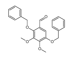 3,4-dimethoxy-2,5-bis(phenylmethoxy)benzaldehyde Structure