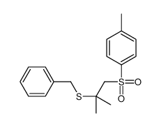 1-(2-benzylsulfanyl-2-methylpropyl)sulfonyl-4-methylbenzene结构式