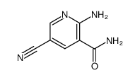 Nicotinamide, 2-amino-5-cyano- (7CI) Structure