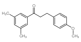 3',5'-DIMETHYL-3-(4-METHOXYPHENYL)PROPIOPHENONE结构式