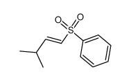 (1E)-3-methylbut-1-en-1-yl phenyl sulfone结构式