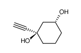 1,3-Cyclohexanediol, 1-ethynyl- (7CI) Structure