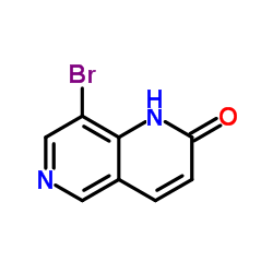 8-Bromo-1H-1,6-naphthyridin-2-one Structure