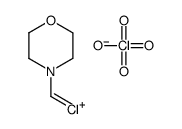 4-(chloromethylidene)morpholin-4-ium,perchlorate Structure