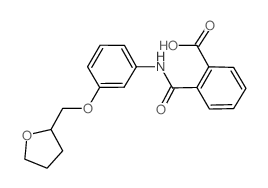 2-{[3-(Tetrahydro-2-furanylmethoxy)anilino]-carbonyl}benzoic acid图片