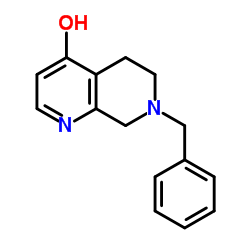 7-Benzyl-5,6,7,8-tetrahydro-1,7-naphthyridin-4-ol结构式