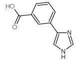 3-(1H-咪唑-5-基)苯甲酸结构式