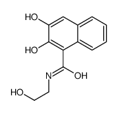 2,3-dihydroxy-N-(2-hydroxyethyl)naphthalene-1-carboxamide Structure