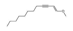 1-methoxy-dodec-1-en-3-yne Structure