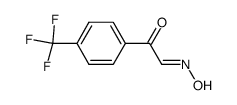 Oxo-(4-trifluoromethyl-phenyl)-acetaldehyde oxime Structure