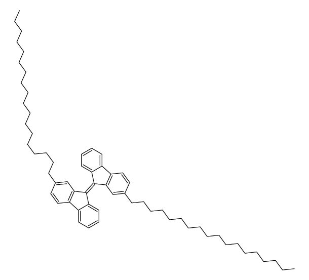 2-octadecyl-9-(2-octadecylfluoren-9-ylidene)fluorene Structure