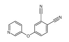 4-pyridin-3-yloxybenzene-1,2-dicarbonitrile结构式