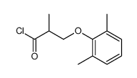 3-(2,6-dimethylphenoxy)-2-methylpropanoyl chloride结构式