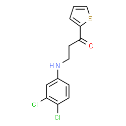 3-(3,4-dichloroanilino)-1-(2-thienyl)-1-propanone Structure