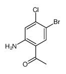 1-(2-AMINO-5-BROMO-4-CHLOROPHENYL)-ETHANONE picture