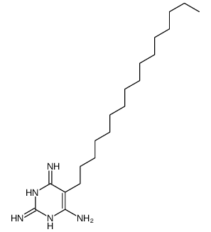 5-hexadecylpyrimidine-2,4,6-triamine Structure